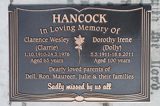 Plaque by Stoneworx - Memorials of Distinction in New Zealand.