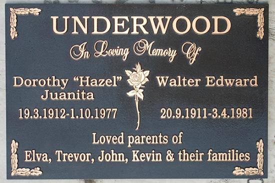 Plaque by Stoneworx - Memorials of Distinction in New Zealand.