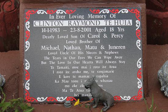 Plaque crafted from granite by Stoneworx - Memorials of Distinction in New Zealand.