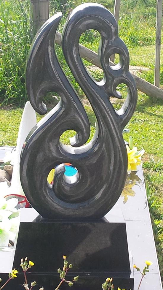 Headstone crafted from granite by Stoneworx - Memorials of Distinction in New Zealand.