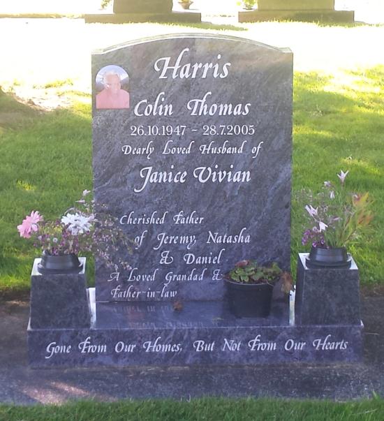 Headstone crafted from granite by Stoneworx - Memorials of Distinction in New Zealand.