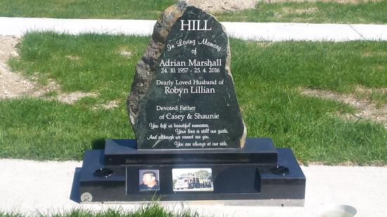 Headstone crafted from granite by Stoneworx - Memorials of Distinction in New Zealand.