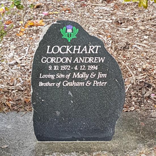 Headstone crafted from granite by Stoneworx - Memorials of Distinction in New Zealand.