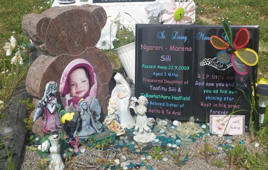 Custom design for a child with a teddy bear crafted from granite by Stoneworx - Memorials of Distinction in New Zealand.