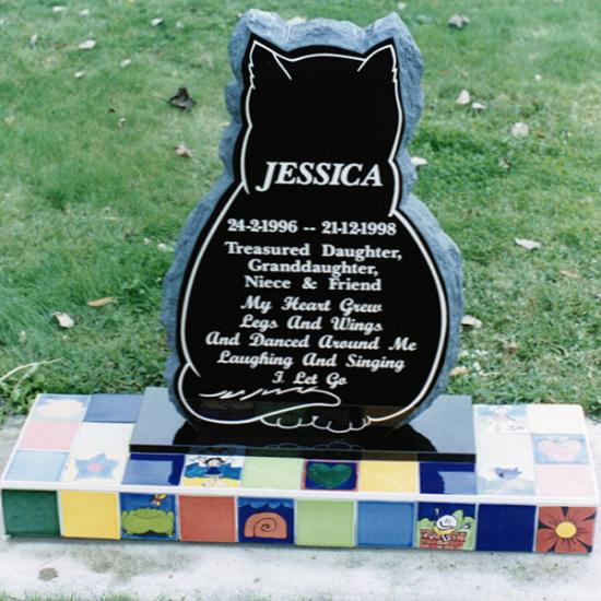 Headstone crafted from granite by Stoneworx - Memorials of Distinction in New Zealand.