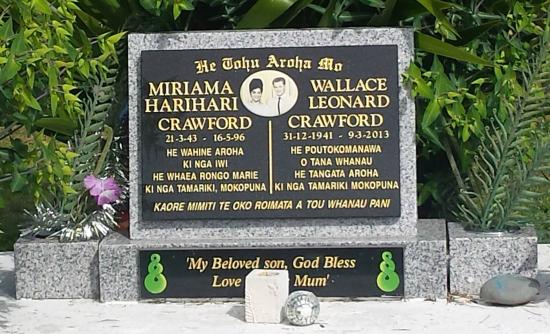 Classic upright headstone in a square top shape crafted from granite by Stoneworx - Memorials of Distinction in New Zealand.