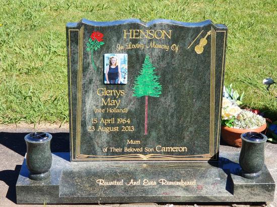 Classic upright headstone in a book shape crafted from granite by Stoneworx - Memorials of Distinction in New Zealand.