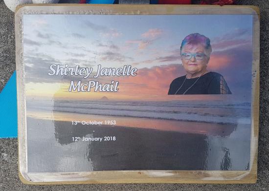 Cremation plaque crafted from granite by Stoneworx - Memorials of Distinction in New Zealand.
