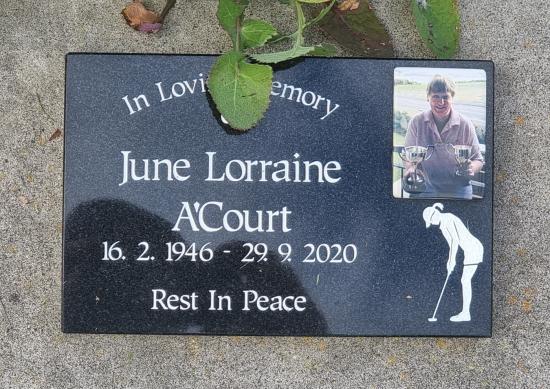 Cremation plaque crafted from granite by Stoneworx - Memorials of Distinction in New Zealand.