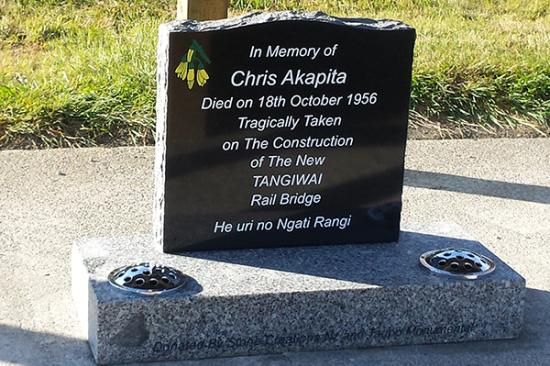 Headstone crafted from granite by Stoneworx - Memorials of Distinction in New Zealand.